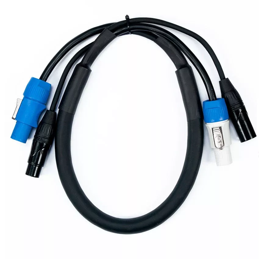Accu-Cable AC3PPCON3, 3 Ft 3 Pin DMX and PowerCon Link Cable