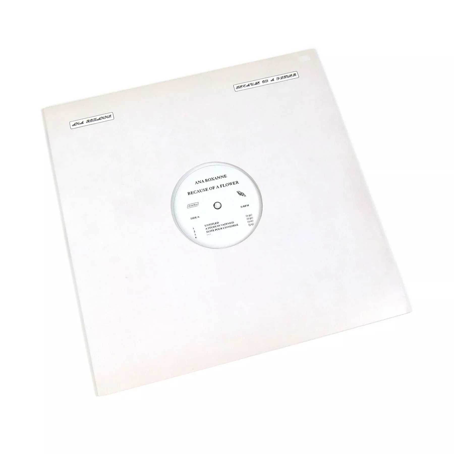 Because Of A Flower Vinyl LP
