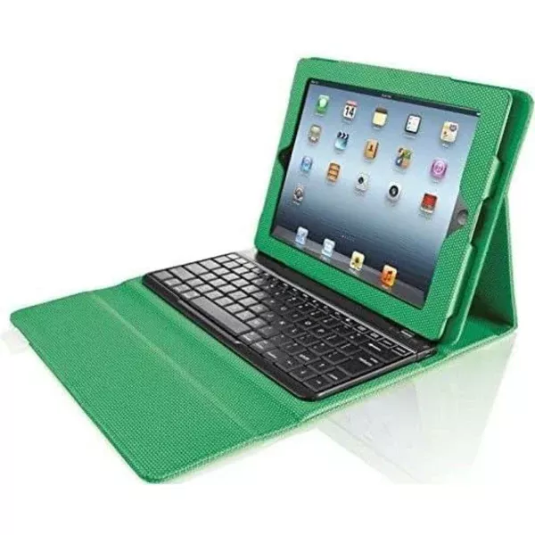 Bluetooth Keyboard with Tech-Grip Case for iPad Tablets