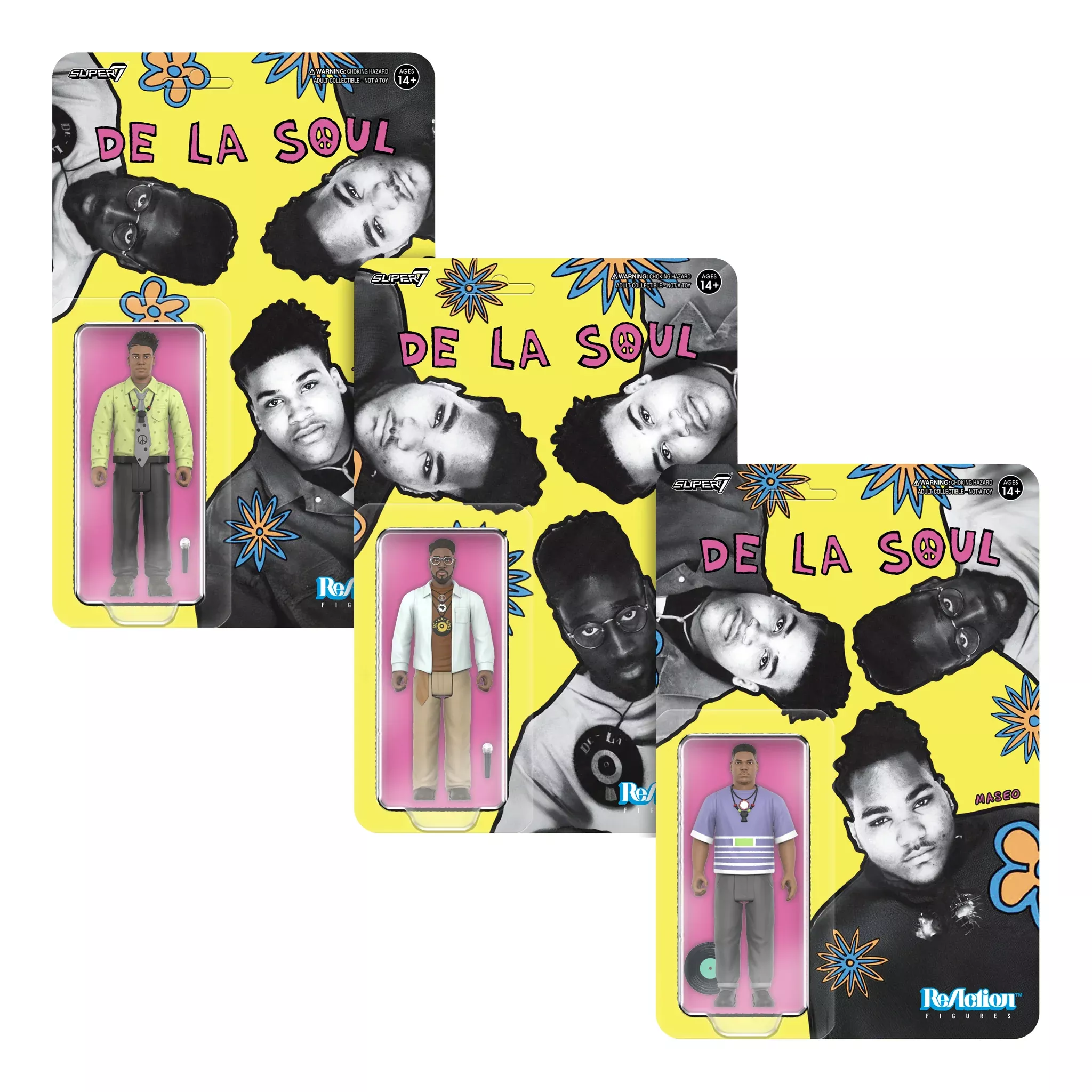 De La Soul ReAction Figures Wave 01
