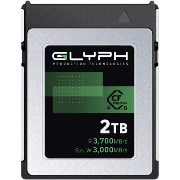 Glyph Technologies 2TB Capture+ CFexpress 4.0 Type B Memory Card