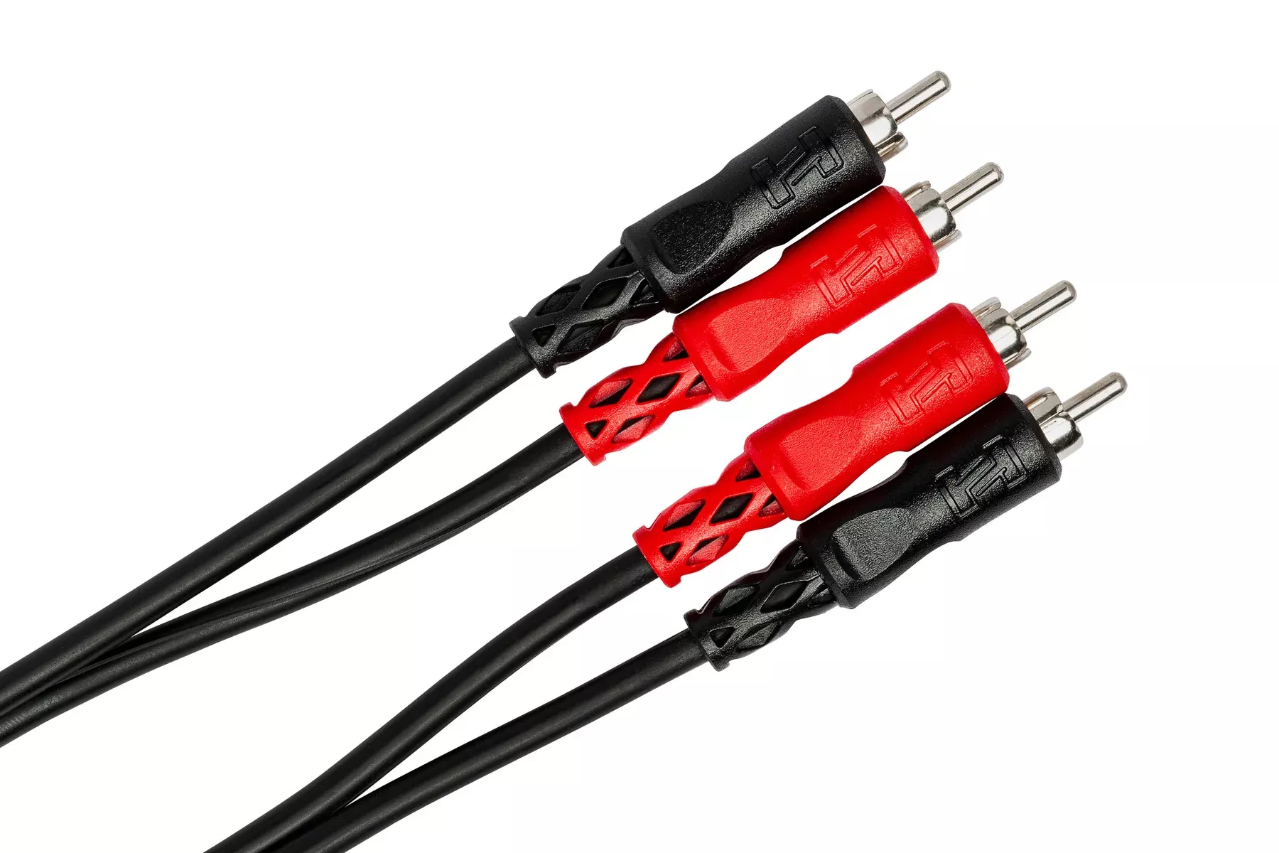 HOSA - Stereo Interconnect, Dual RCA to Dual Piggyback RCA, 1 m