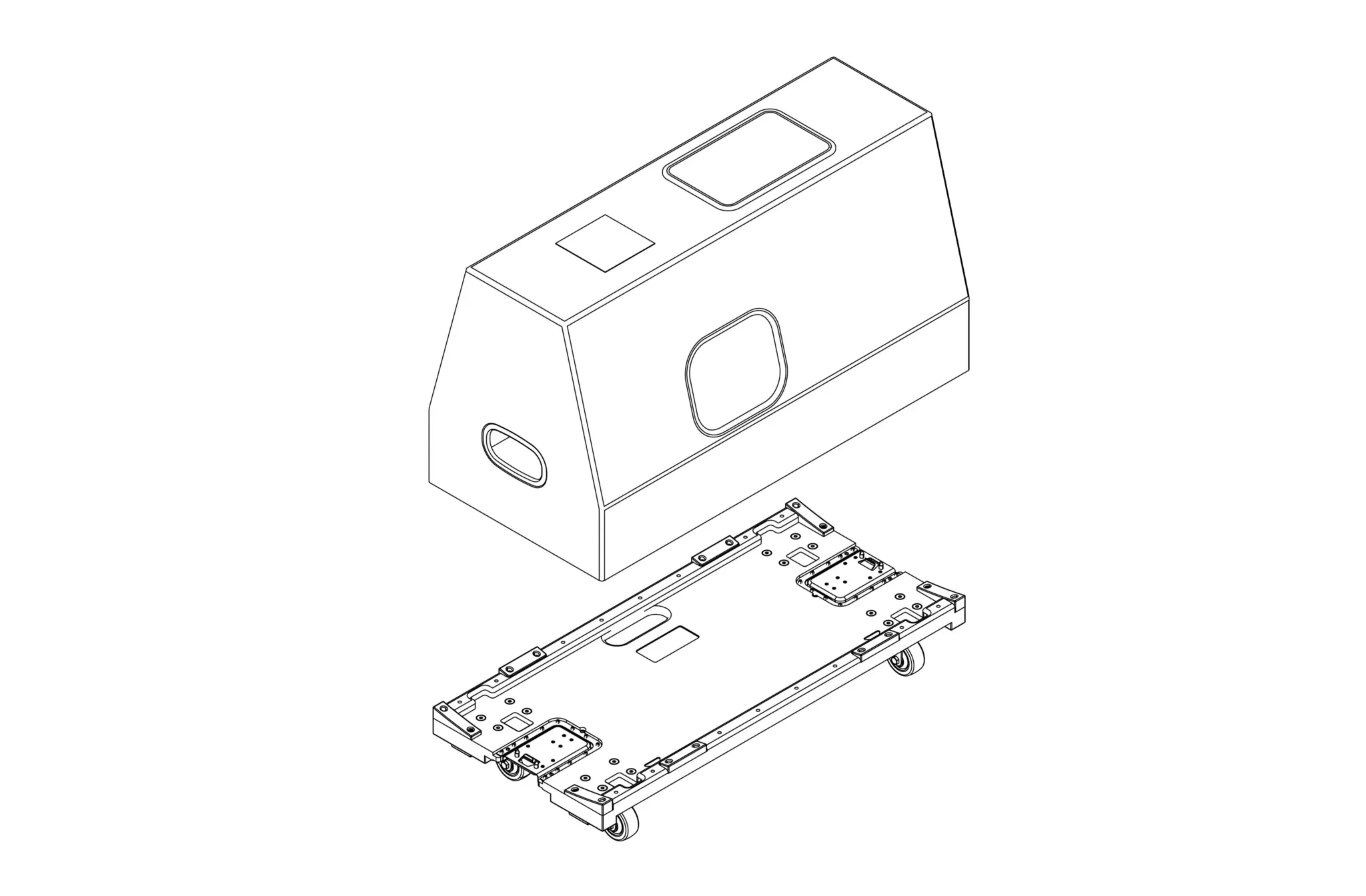 JBL SRX922 ACC, Accessory Caster-board and Cover