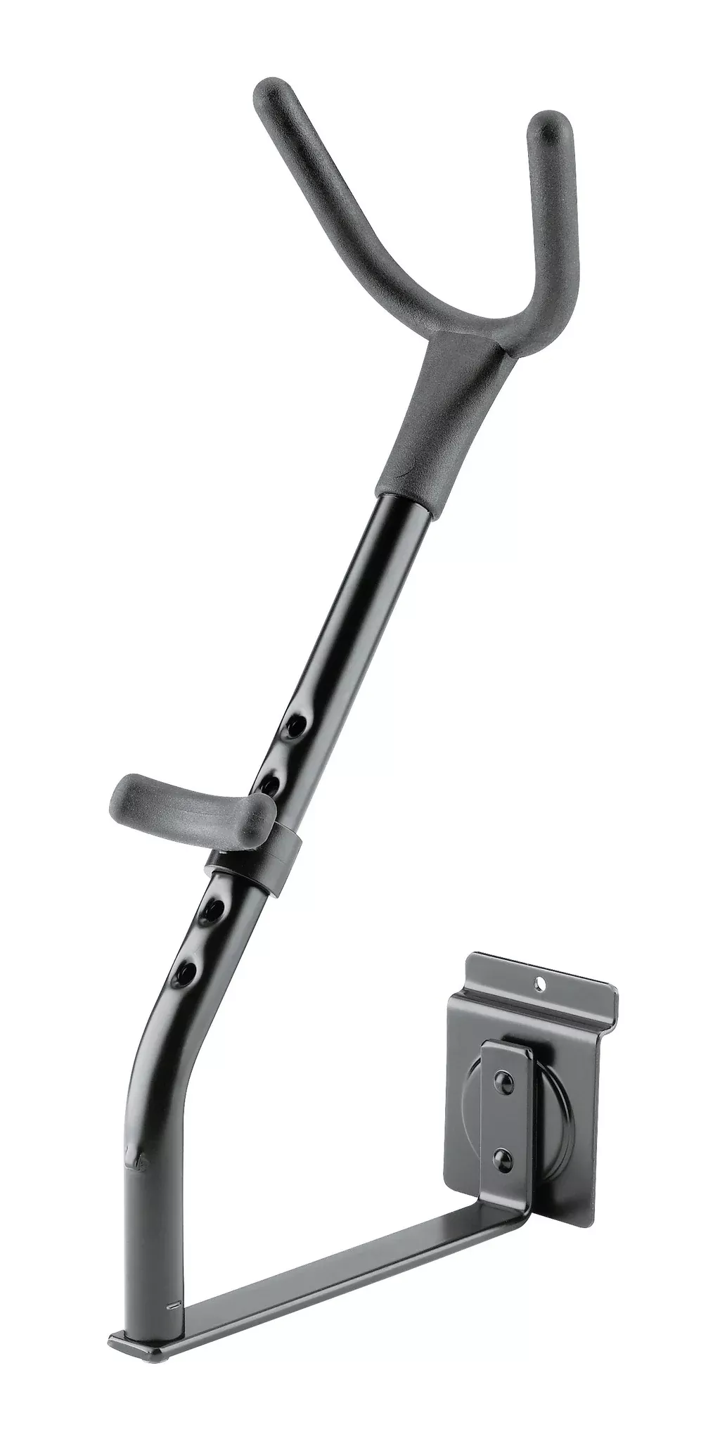 K&M 44240 Product Holder for Saxophone, Black, Steel