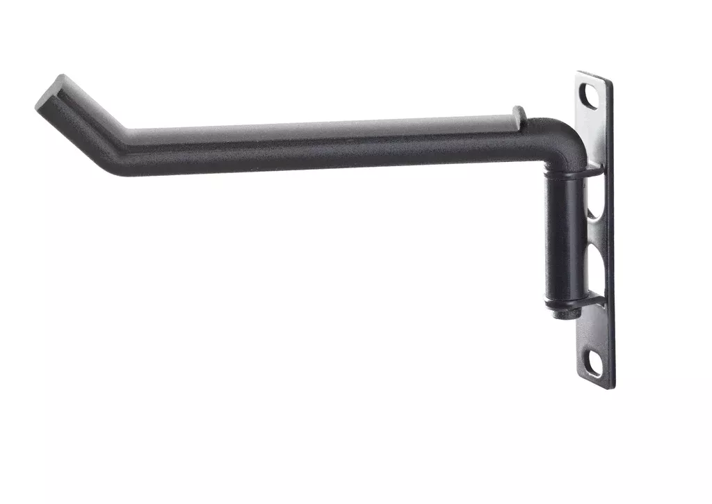 K&M 49302 Headphone Holder, Black, Swiveling, Steel