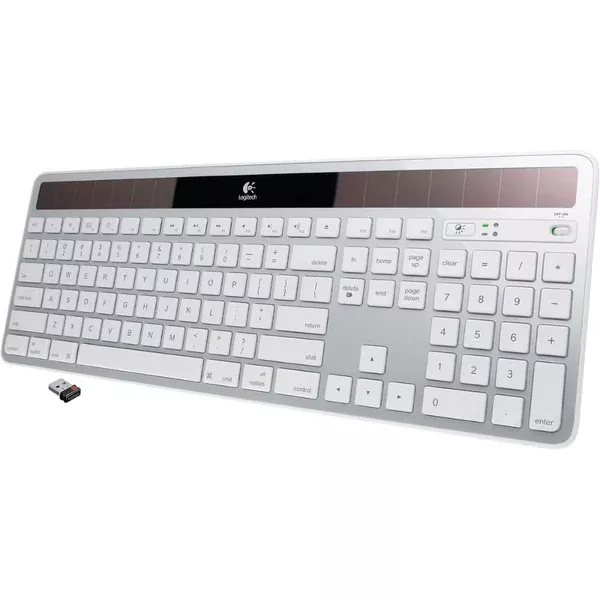 Logitech Wireless Solar Desktop Keyboard K750 for Mac - Silver