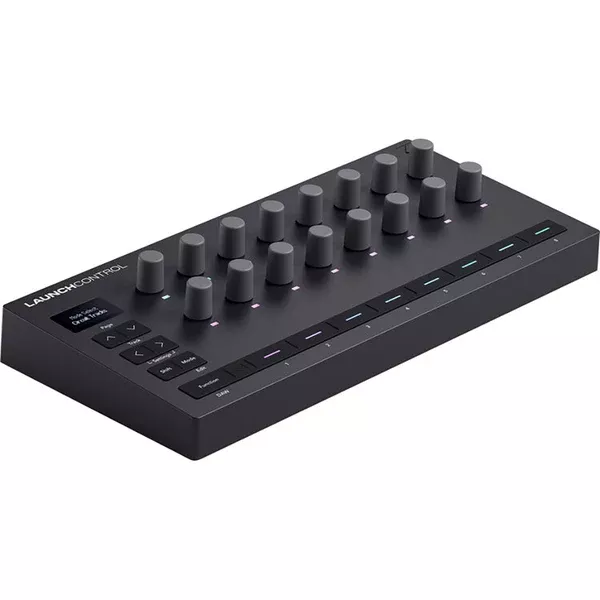 Novation Launch Control 3 – USB Powered, MIDI Control Surface for DAW and Hardware Integration with 16 Endless Encoders, 5-Pin MIDI I/O, and Music Software Bundle