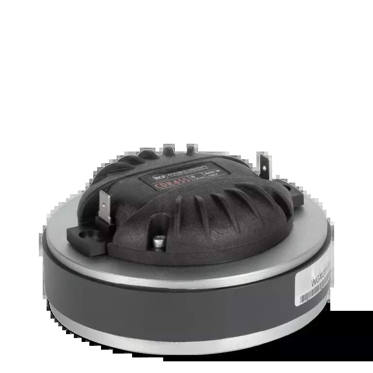 RCF CDK455, 1" Exit Compression Driver, 70W RMS, 140W Program, 109 dB Sensitivity, 1.2-20 kHz, Polymide Diaphragm, 8 Ohm
