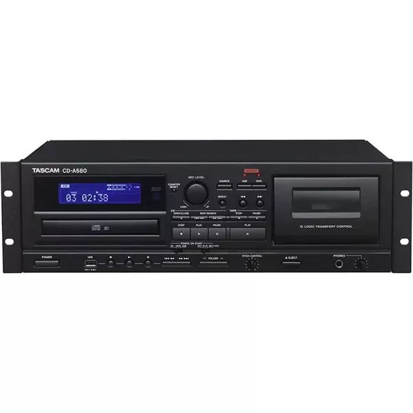 TASCAM CD-A580 Cassette, USB & CD Player/Recorder
