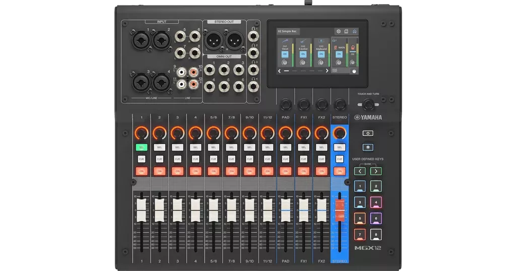 Yamaha MGX12 Digital Mixing Console - Black