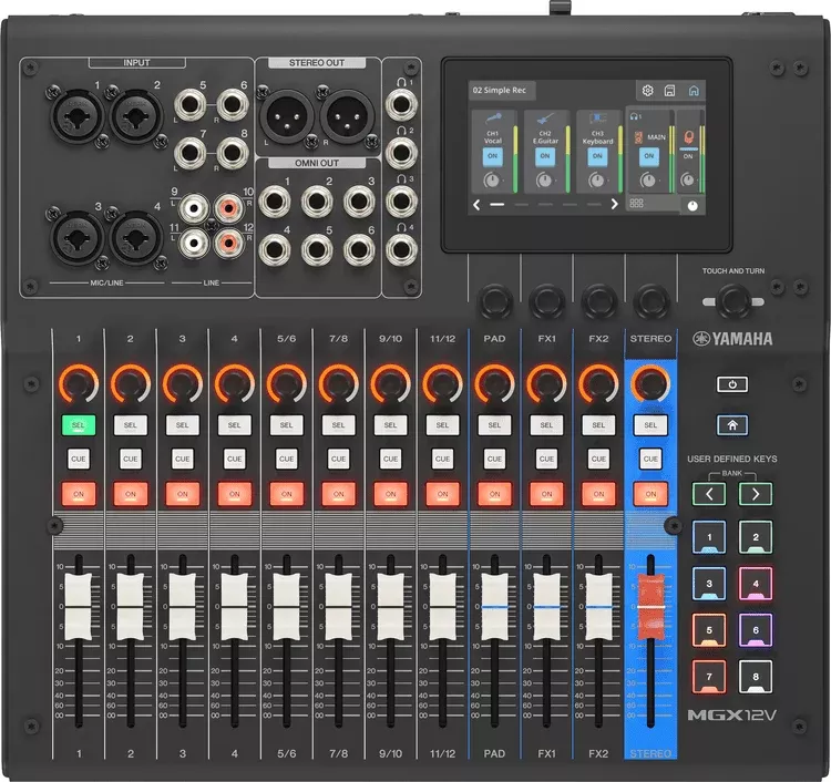 Yamaha MGX12V Digital Mixing Console - Black
